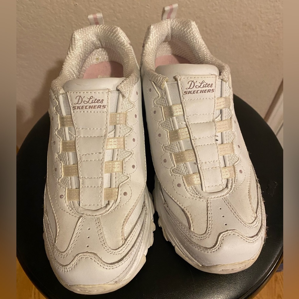 Skechers D'lites 1.0 GS Pink/White